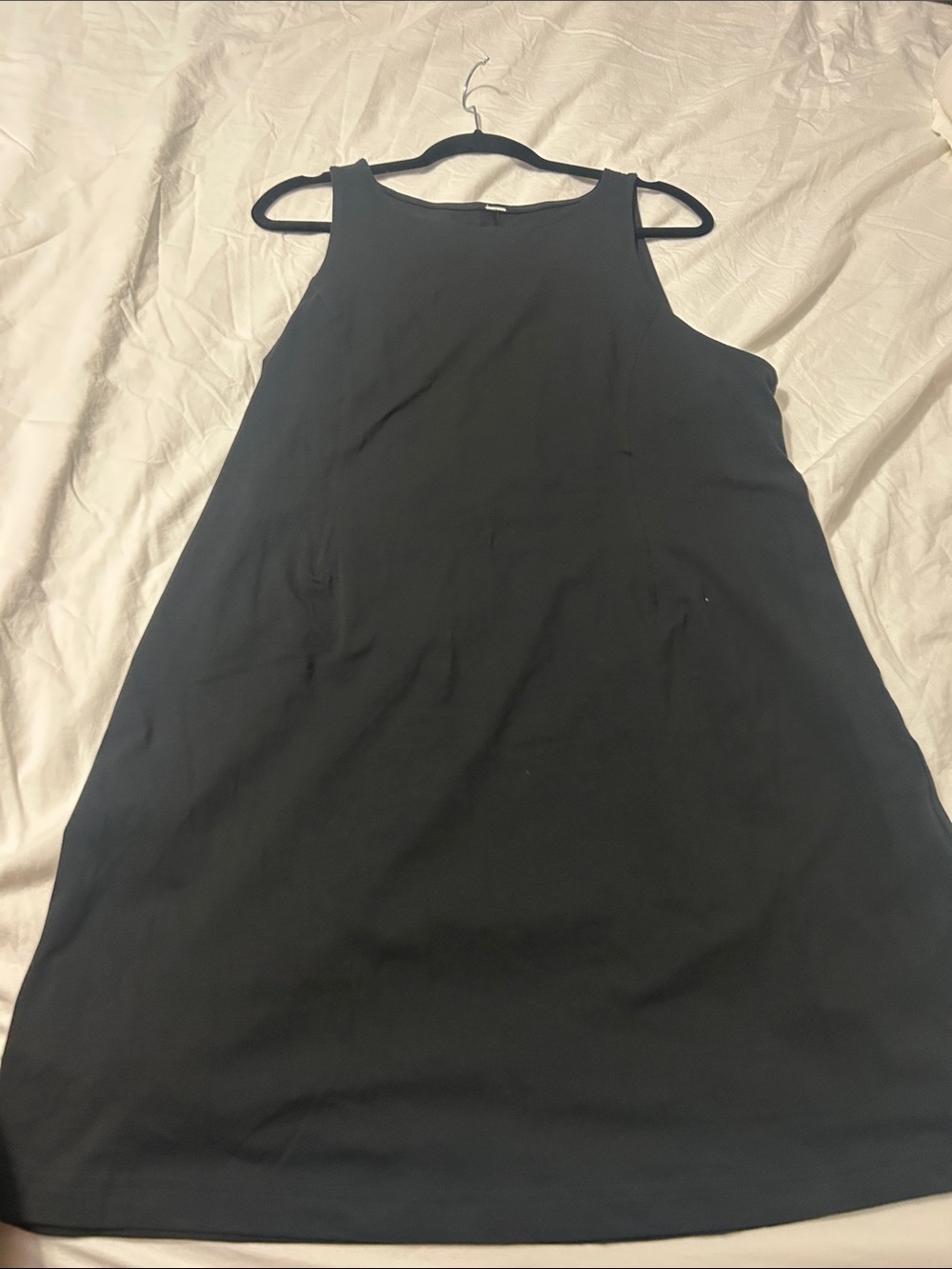 Women’s Black Sleeveless A-Line Tank Dress